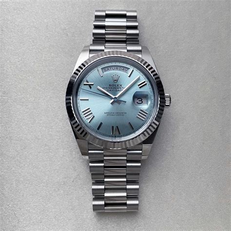 rolex daydate platinum price|newest Rolex platinum day date.